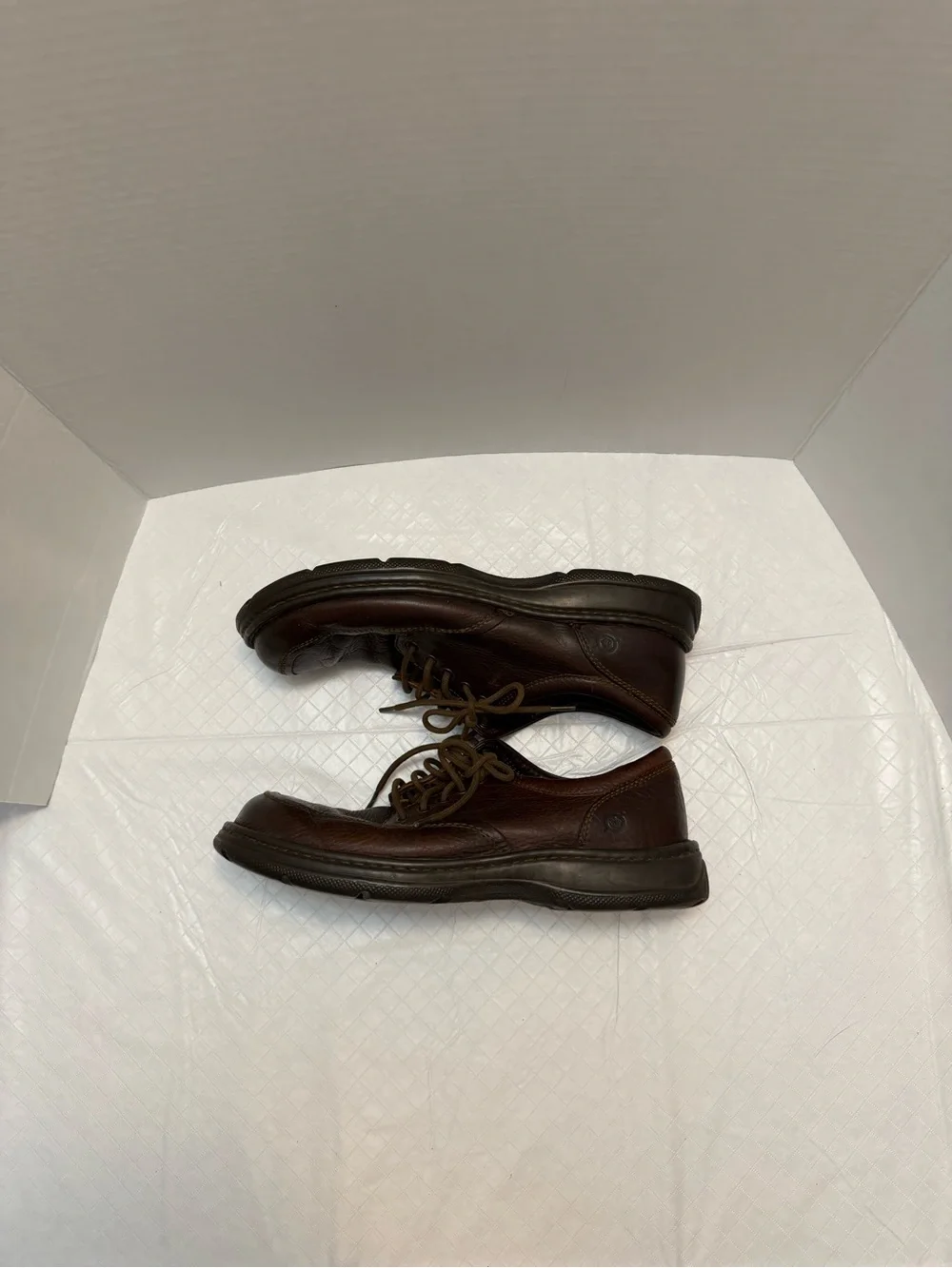 Unlisted by Kenneth Cole Brown Leather Derby Lace-Up Shoes Size 10